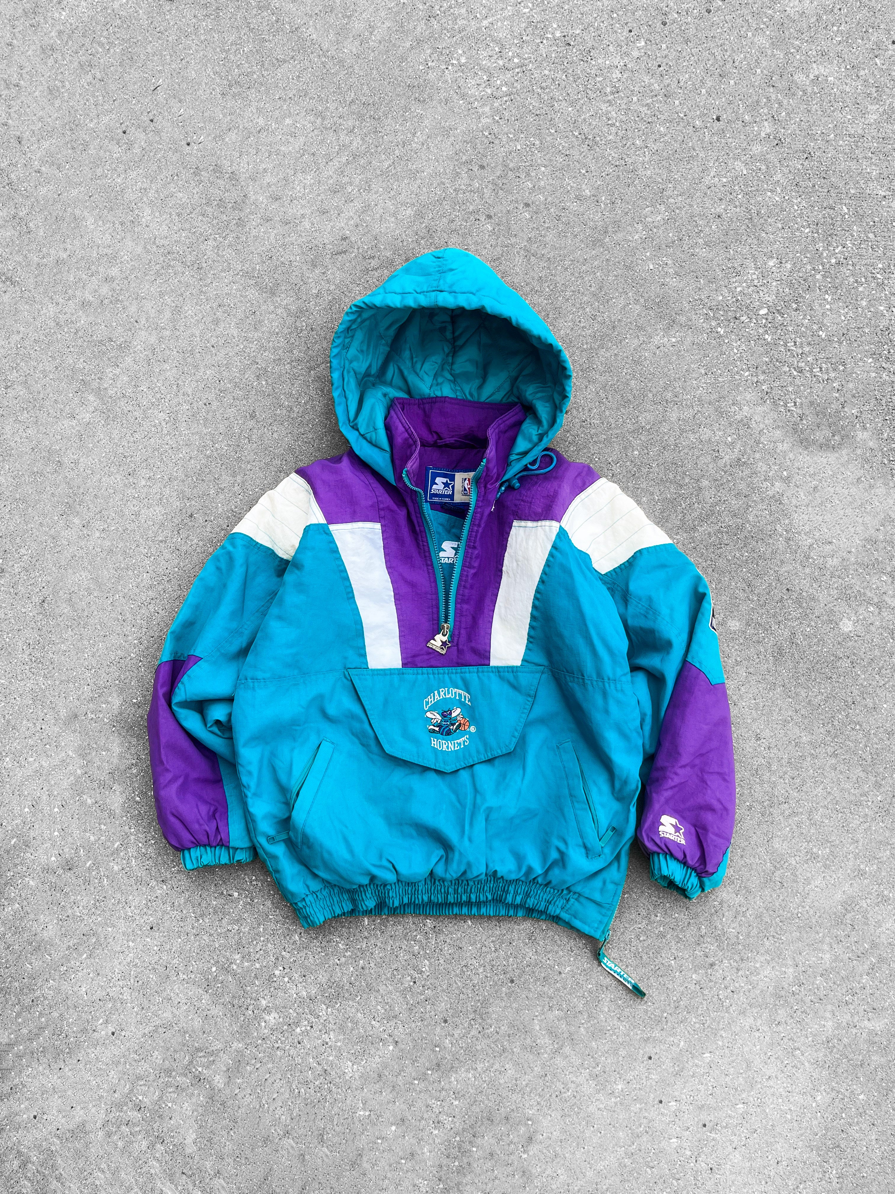 Hornets starter sales pullover jacket